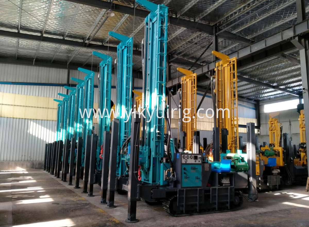 Hydraulic 400m drilling depth portable borehole water well drilling rig